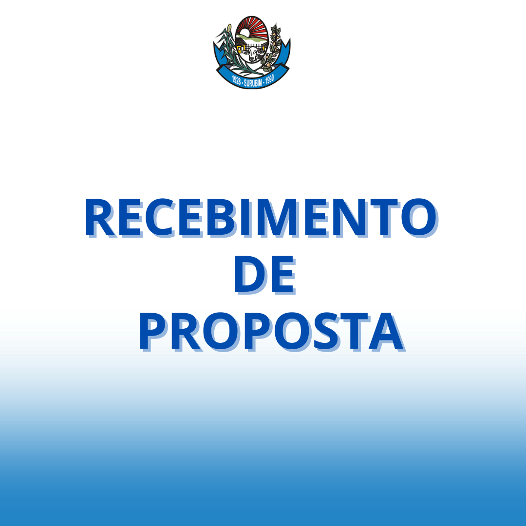 AVISO DE RECEBIMENTO DE PROPOSTA DE PREÇOS